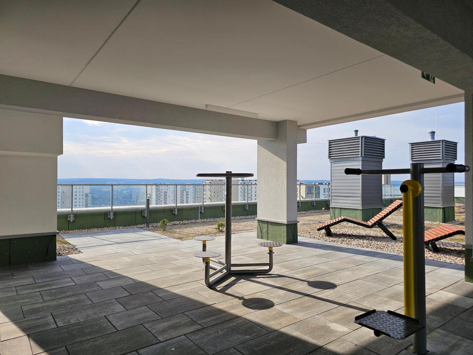 Baltic Panorama Sun Deck & Trening Rooftop Apartament Gdańsk
